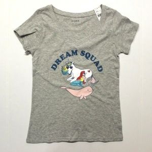 Junior's Joe Boxer Graphic Tee "Dream Squad" Grey